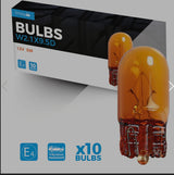 Simply 501 12V W5W Amber Indicator Light Bulbs Wedge (Pack of 10)