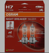Osram H7 12V 55W Night Breaker Silver Twin Pack