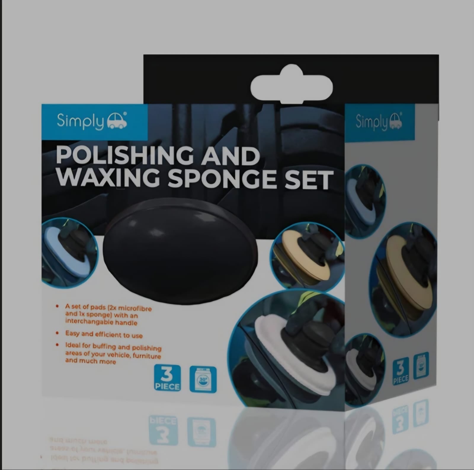 Simply Auto Polishing and Wax Sponge Set